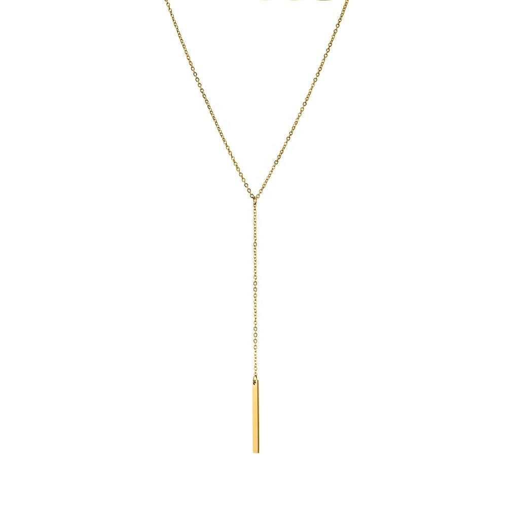 Bar Pendant Necklace - JEWLCO