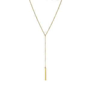 Bar Pendant Necklace - JEWLCO