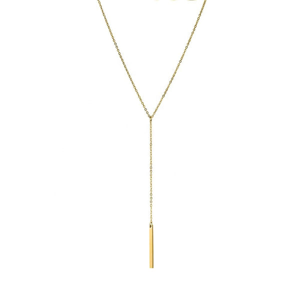 Bar Pendant Necklace - JEWLCO