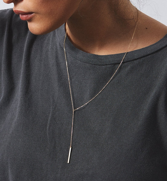 Bar Pendant Necklace - JEWLCO