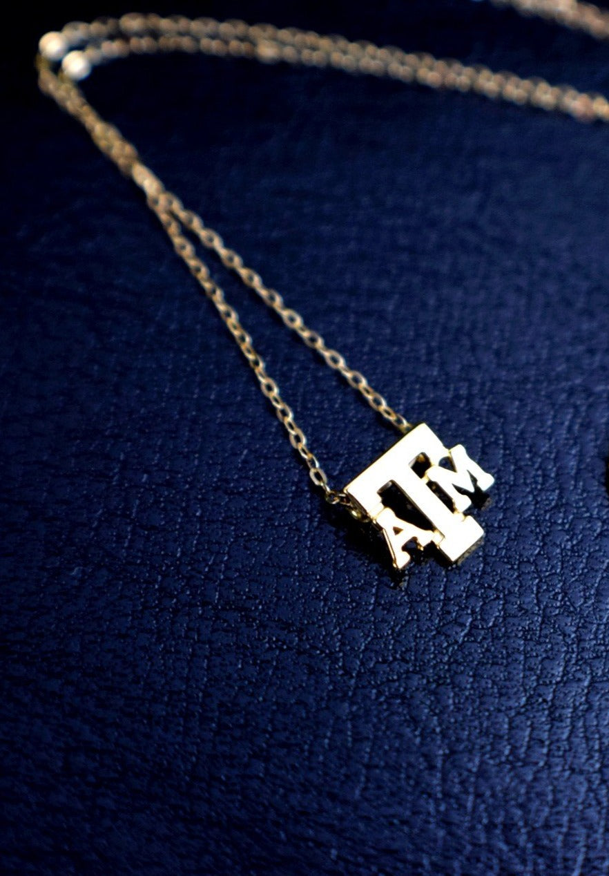 Texas A&M University Logo Necklace - JEWLCO